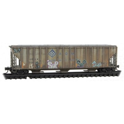 ADM 3-Bay Covered Hopper Weathered Graffiti Micro-Trains MTL #099 51 330 N SCALE