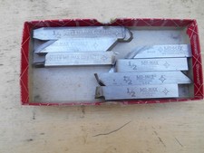 LATHE TOOL BITS , 1/2" x 1/2" MOMAX , SUPER COBALT , COBALT , LOT OF 7