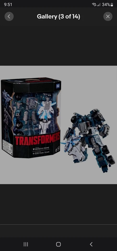NYCC 2025 Hasbro TRANSFORMERS Armada NEMESIS PRIME & AIR DEFENSE Team Brand New. - Image 3 of 4