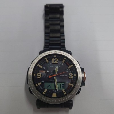 Casio Pro Trek PRG-600 Solar Analog Digital Watch Triple Sensor