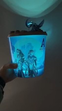 Cubo Palomitas Avatar Fuego y Ceniza LED Cinepolis México Exclusivo Raro en Mano