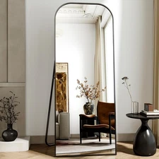 56x21 Inch Full Length Mirror - Large Floor Standing  Wall Mountable Full Bod...