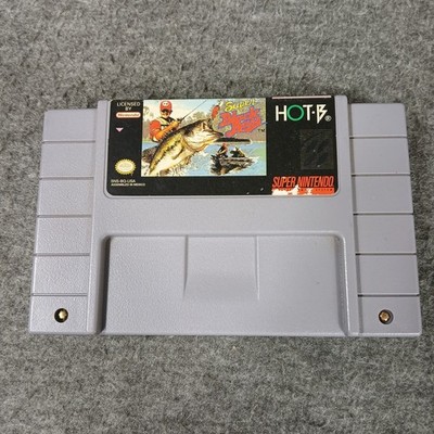 Hot-B Super Black Bass SNES Nintendo Game Cartridge SNS-BQ-USA Fishing Simulator