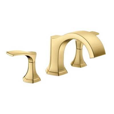 HANSGROHE 04816250 BR GLD OPTIC LOCARNO 3HOLE ROMAN TUB SET TRIM