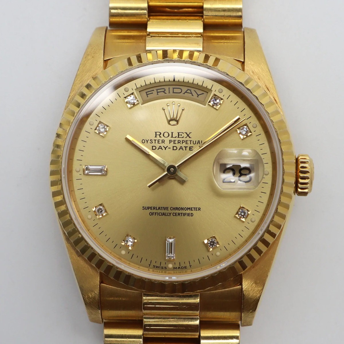 1990's Rolex 18238 Day-Date President 36mm Double Quick Set