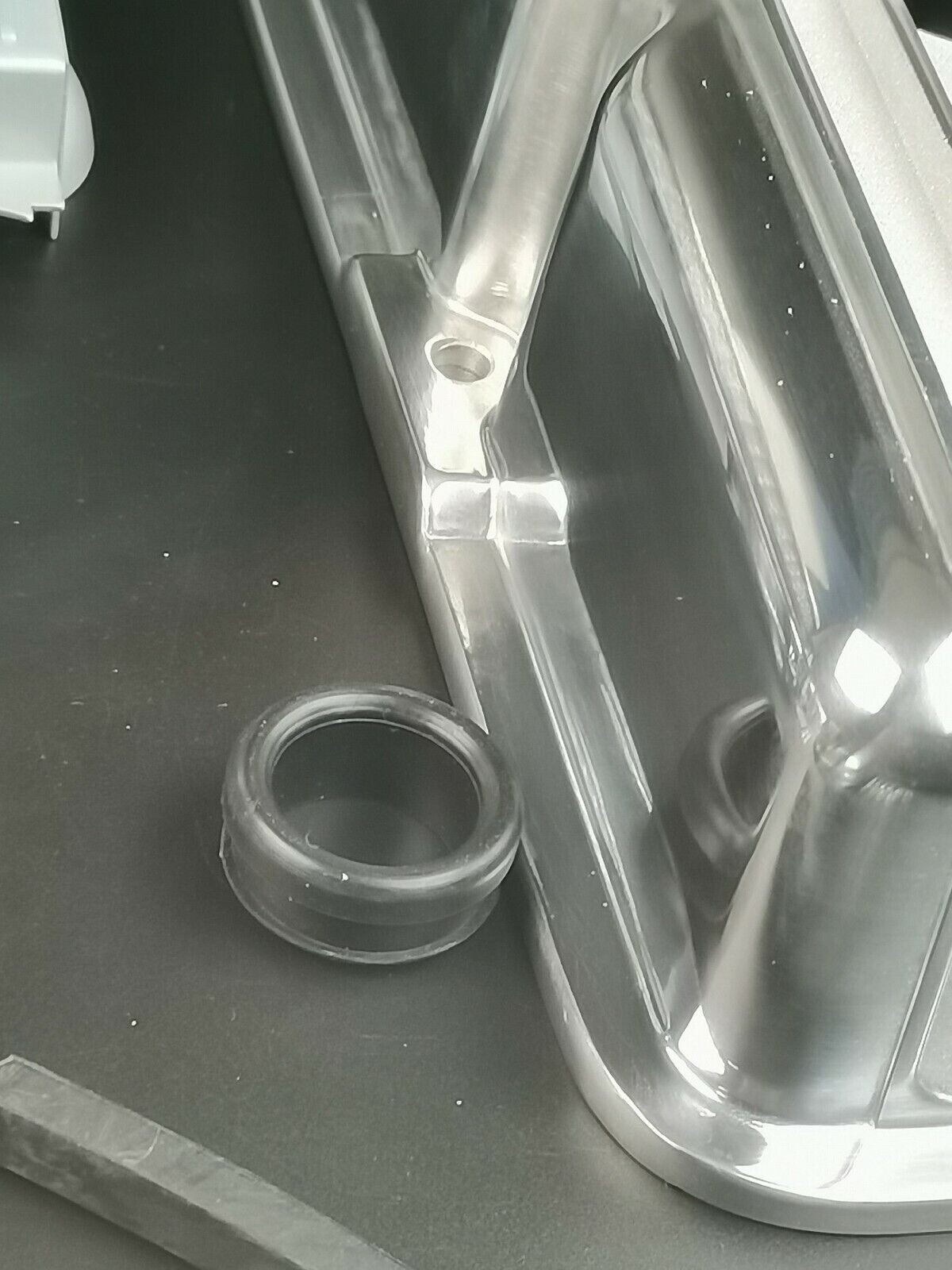 5886 SBC Short Retro Finned Valve Cover &Air Cleaner &Timing Cover