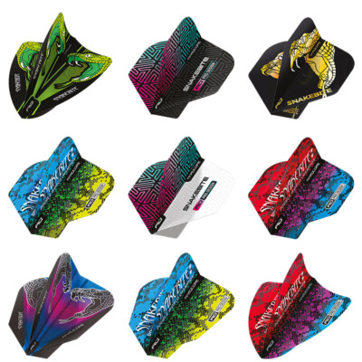 Red Dragon Peter Wright Snakebite Flights Hardcore Standard, V-Standard Darts