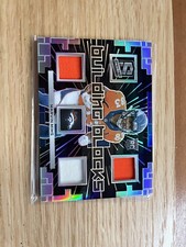 2023 Spectra Marvin Mims Hyper Prizm Building Blocks Jersey Rookie RC #20/75