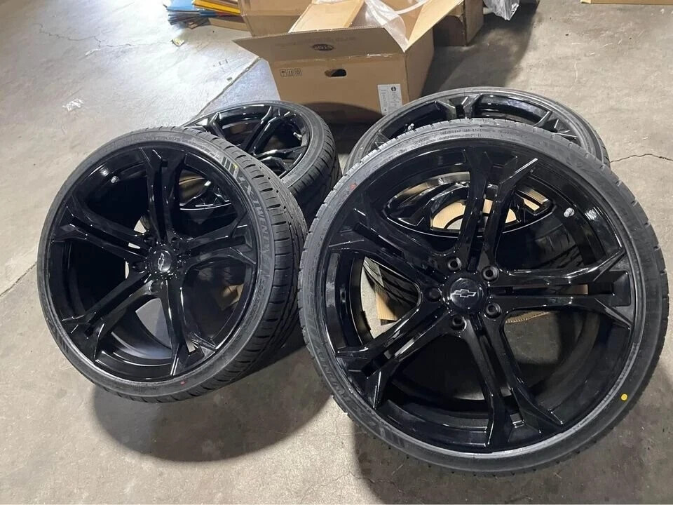 16-24 Camaro M024 C8 Z06 Style 20x10" & 20x11" Wheel Set  Gloss Black Includes Front Rear Mrr