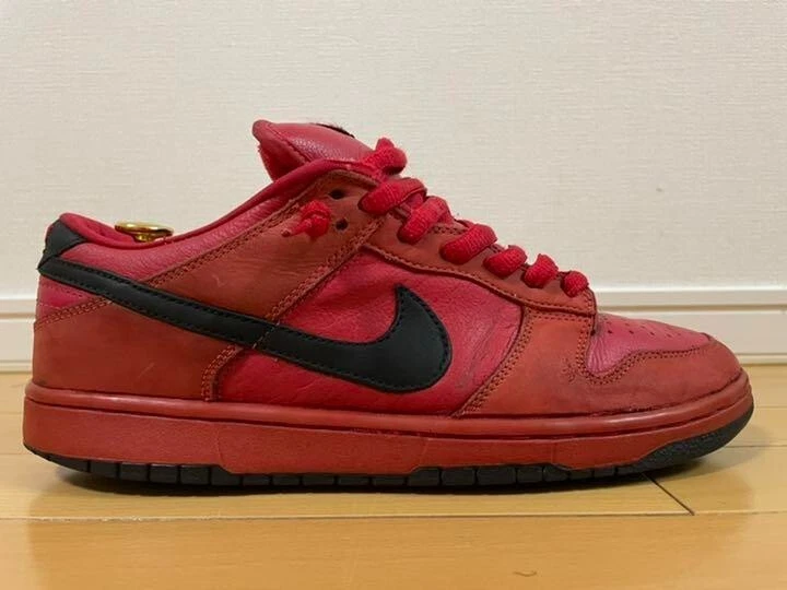 NIKE SB Dunk Low Red Devil Sneakers Size US 10 From Japan