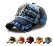 Jamont Mens Distressed Native American Indian Chief Adjustable Strapback Cap Hat