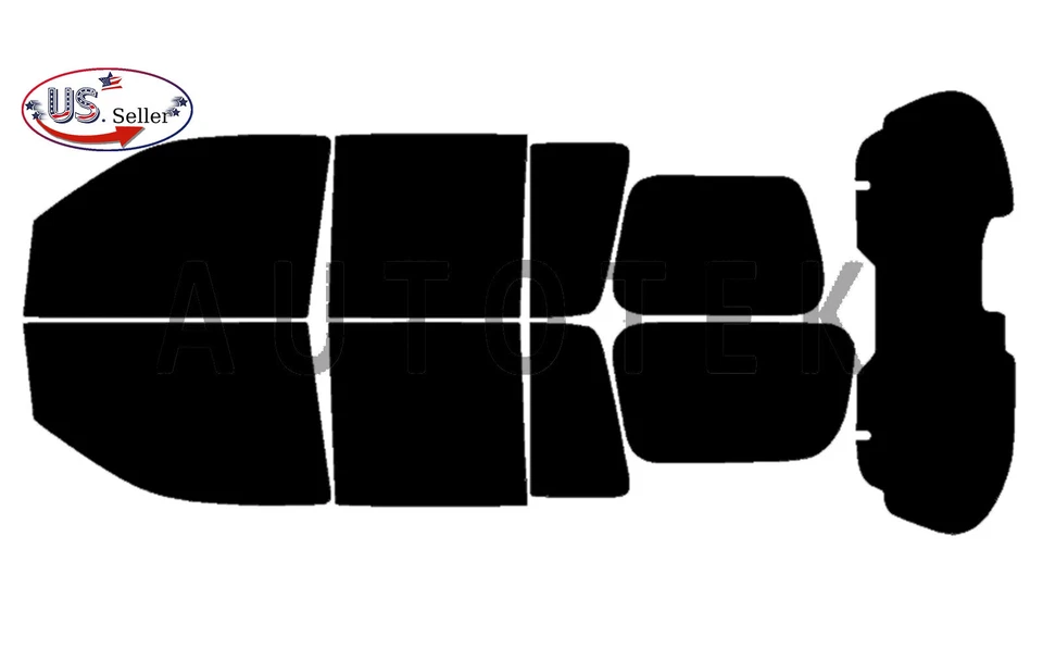 PreCut All Sides Window Premium Film For Nissan Pathfinder 2005-2012 Glass tint - Image 2 of 4