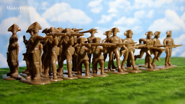 revolutionary war plastic soldiers