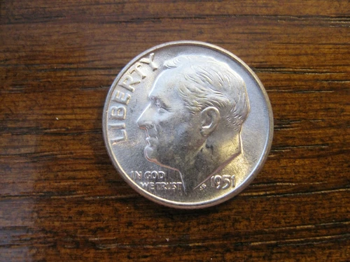 1951 P Roosevelt Dime Gem BU!