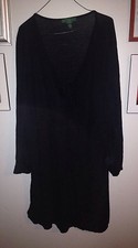 Womens 2X Dress Plus Size BBW 95% Rayon 5% Spandex b;ack 15H