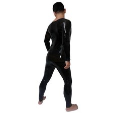 Brand New Latex Full Rubber Black Body Suit Catsuit (one size) 
