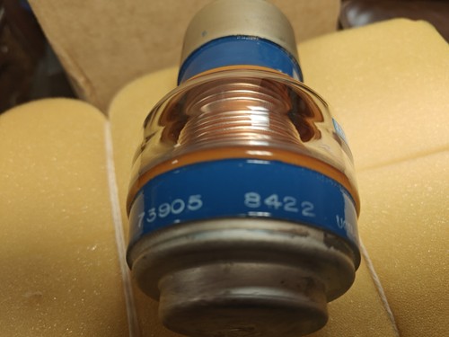 One NOS Jennings vacuum variable capacitor UCSL-1000-3D345 1000pF 3000V - Zdjęcie 8 z 12