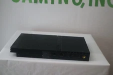 Sony PlayStation 2 Slim Console - Black One controller and all Hook ups