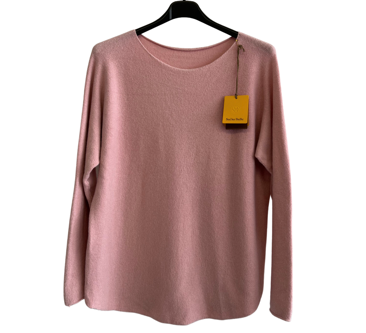 Brand New Womens Italian Soft Knit Curved Hem Round Neck Jumper eBay