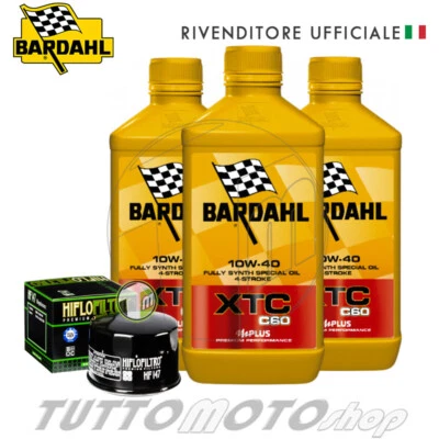 BARDHAL - HIFLO Tagliando YAMAHA FZS 600 Fazer 1999 2000 2001 / Olio Bardahl XTC 10W40 + Filtro
