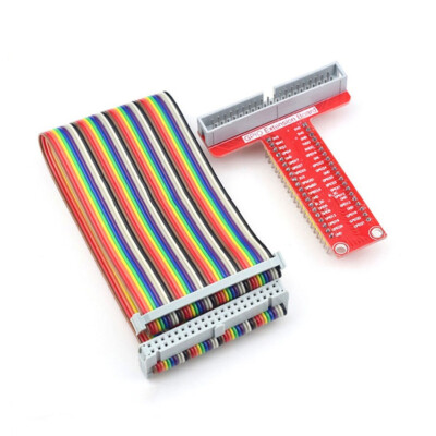 T-type Expansion Board+40 Pin Cable for Raspberry Pi 4B/3B /3B/Zero/ZeroW/ZeroWH