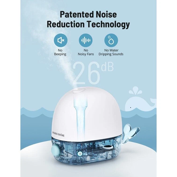 Easy Clean Cool Mist Humidifier with Gentle Night Light and Automatic Shut Off S - Image 2 of 4