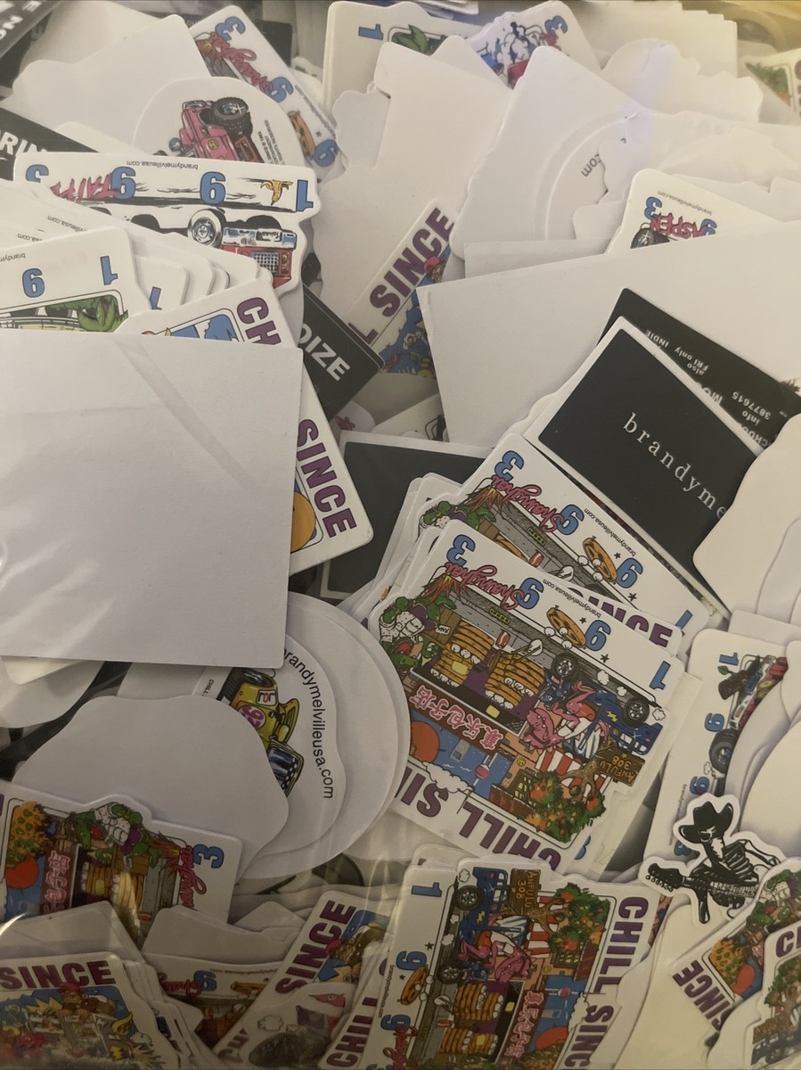 Brandy Melville Deco Vinyl Stickers Random Lot Of 20