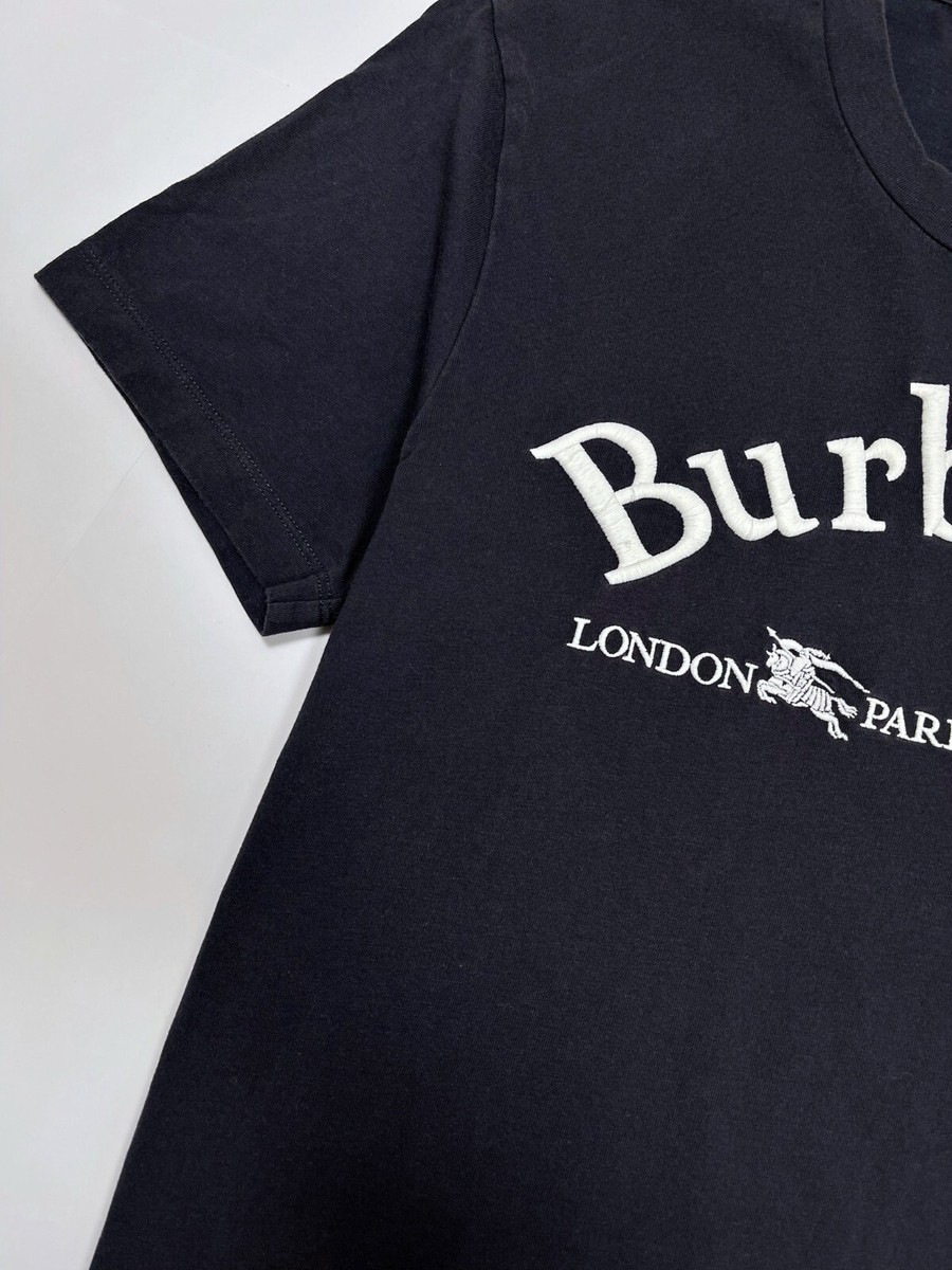 BURBERRY LONDON ENGLAND ロゴTシャツ 黒 12Y Burberry Logo Print T-shirt Black Men's - SS21 - US