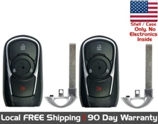 2x New Replacement Key Fob SHELL / CASE for Select Buick Vehicles