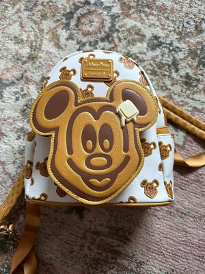 Loungefly Waffle Mickey Mini Backpack Loungefly Disney Mickey & Minnie Sweets Ice Cream Waffle  main image 2
