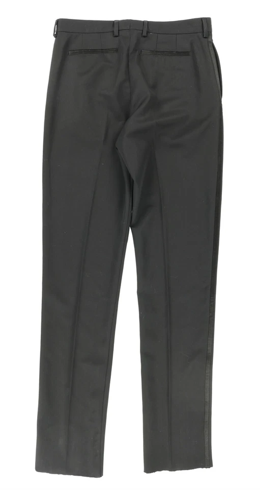 Pantalones de vestir de lana negros juveniles BURBERRY talla 14 Y Foto 2 de 2