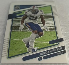 2021 Donruss Optic Football Jordan Poyer Buffalo Bills base card #55