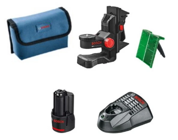 BOSCH Linienlaser Kreuzlinienlaser GLL 3-80 CG + Empfänger LR7 + Stativ 184 cm - Bild 3 von 4