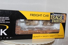 K-LINE #K691-8032 OPERATION IRAQI FREEDOM F/CAR WITH ROTATING LIGHT AND 2 JEEPS