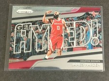 2018-18  BASKETBALL CARD PRIZM GET  HYPED JAMES  HARDEN #7  FREE S&H  