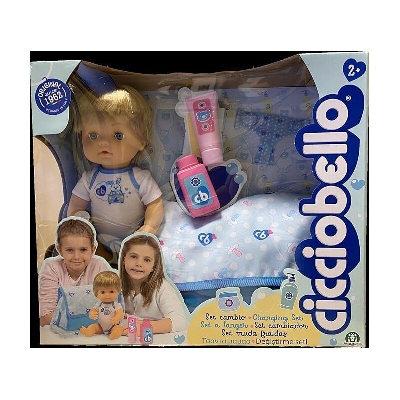 Giochi Preziosi - Cicciobello Set Cambio, Cicciobello Classico 30 cm, con Access