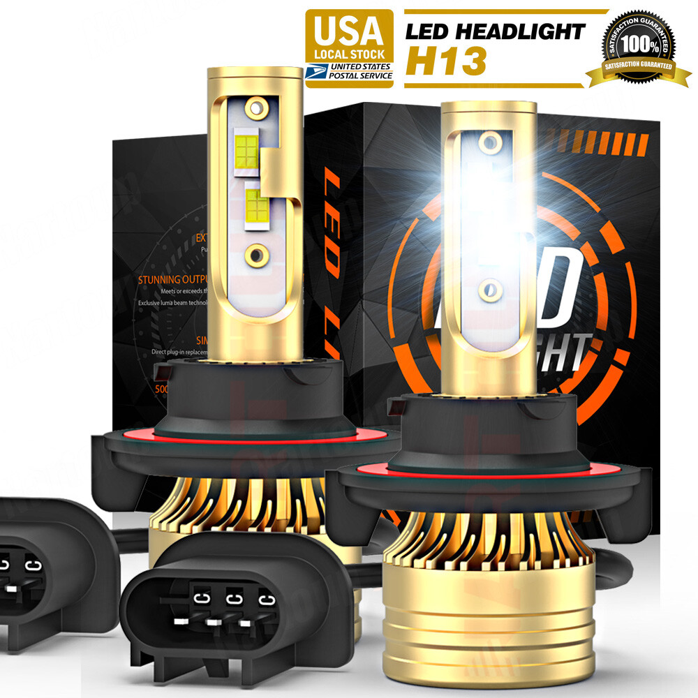 CHUSYYRAY H13/9008 LED Headlight Bulbs For Jeep Renegade 2015-2022 – 6000K Bright White, 50W, 50,000 Hr Lifespan
