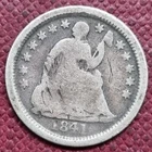 1841 O Seated Liberty Half Dime 5c Circulated #80647