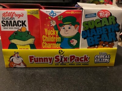 Ron English Cereal Killers Funny 6 Pack Mini Vinyl Figures | eBay
