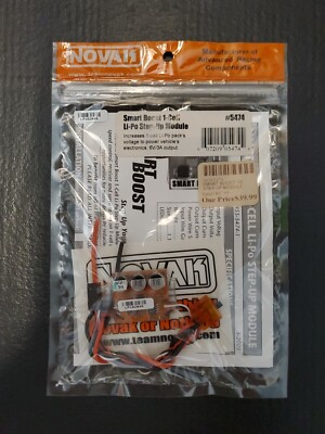 Novak 5474 Smart Boost 1 Cell Li-Po Step Up Module 6V/3A 