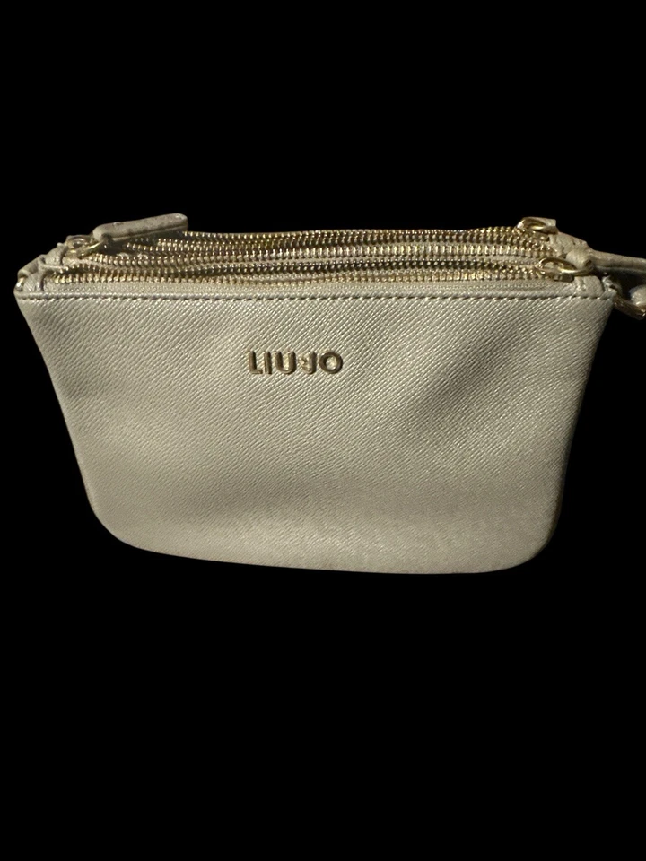 BOLSO BANDOLERA LIU JO ITALIANO TRIPLE CREMALLERA BLOQUES DE COLORES CUERO VEGANO Cartera Foto 2 de 4