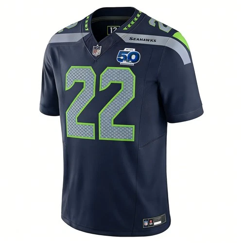 Seahawkss Men's #22 Rashid Shaheed 50th Season Jersey S-3XL