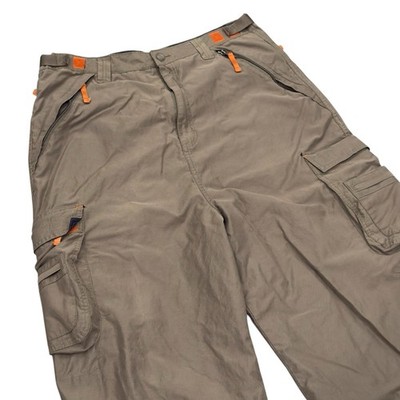 Transnine Baggy Cargo Pants Men 34x32 Y2K Skater Grunge Raver