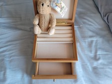 Winnie-the-Pooh Musical Jewelry Box by Linden plus GUND plush Pooh Bear