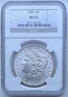 1888 Morgan Silver Dollar $1 NGC Graded MS63 - High Value Coin!