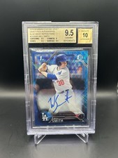 2016 Bowman Chrome Draft Blue Wave Refractors Will Smith Auto /150 BGS 9.5 / 10