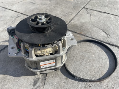 #ad GE Washer Main Drive Induction Motor With BeltWW01F01789 290D1183P001 WW01F01788 $40.00