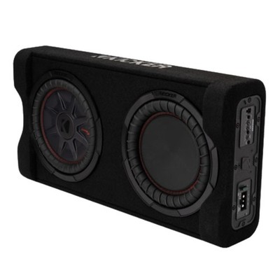Open Box Kicker 51PTRTP10 PTRTP Powered DownFiring 400W 10'' CompRT Sub Enclosure