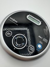 Insignia Portable CD Player FM Radio CD-R/RW MP3 NS-P5113 Black Silver WORKS