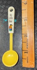 Vintage My Little Bear Winner Toys Plastic Children's Ladle / Spoon 3 1/2  